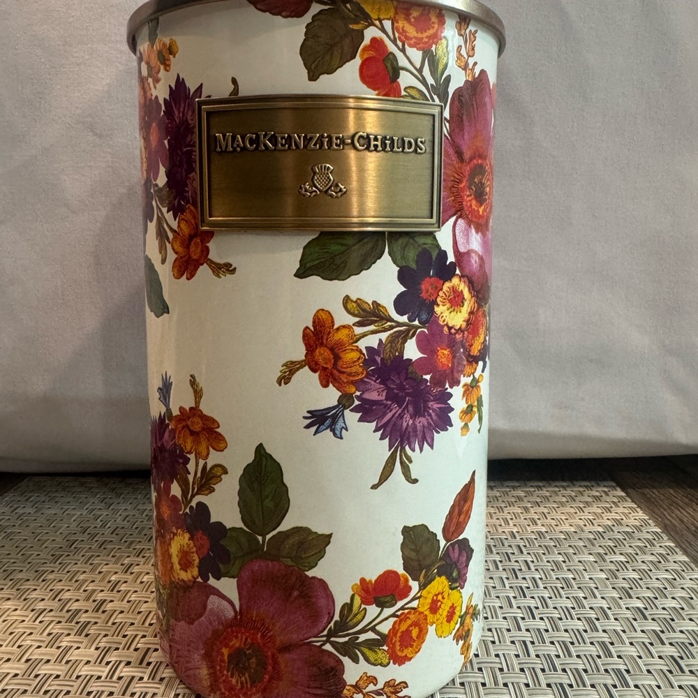 MacKenzie-Childs Vibrant Floral Canister